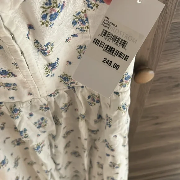 Reformation Tagliatelle Floral-print Linen Midi Dress - Picture 5 of 10